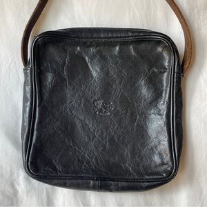 Vintage IL Bisonte Crossbody Bag — Black